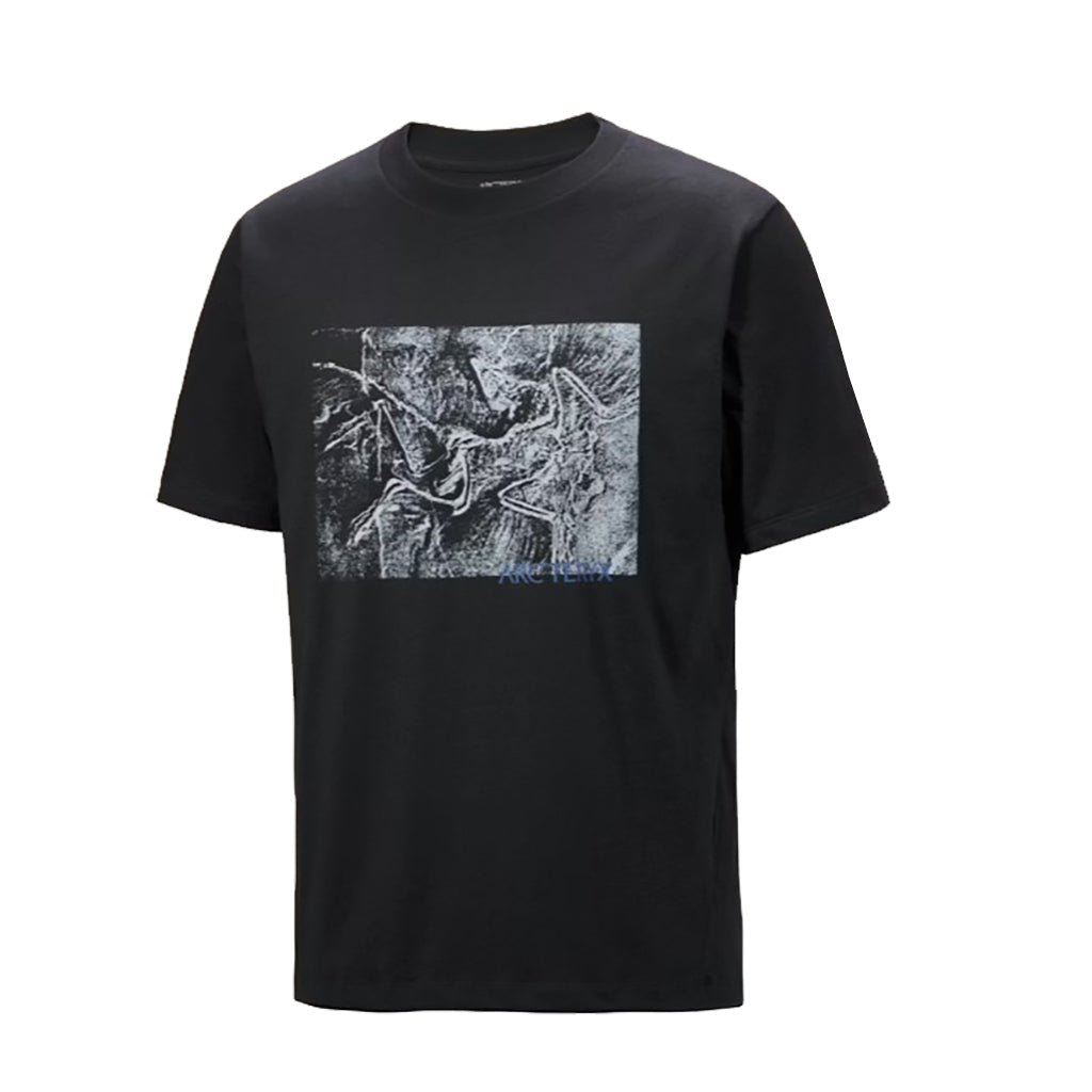 Arc'teryx Kragg Cotton Lithographica S/S Tee - Black X000009926