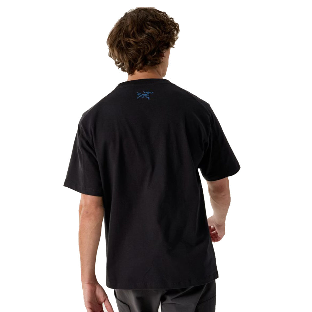 Arc'teryx Kragg Cotton Lithographica S/S Tee - Black X000009926
