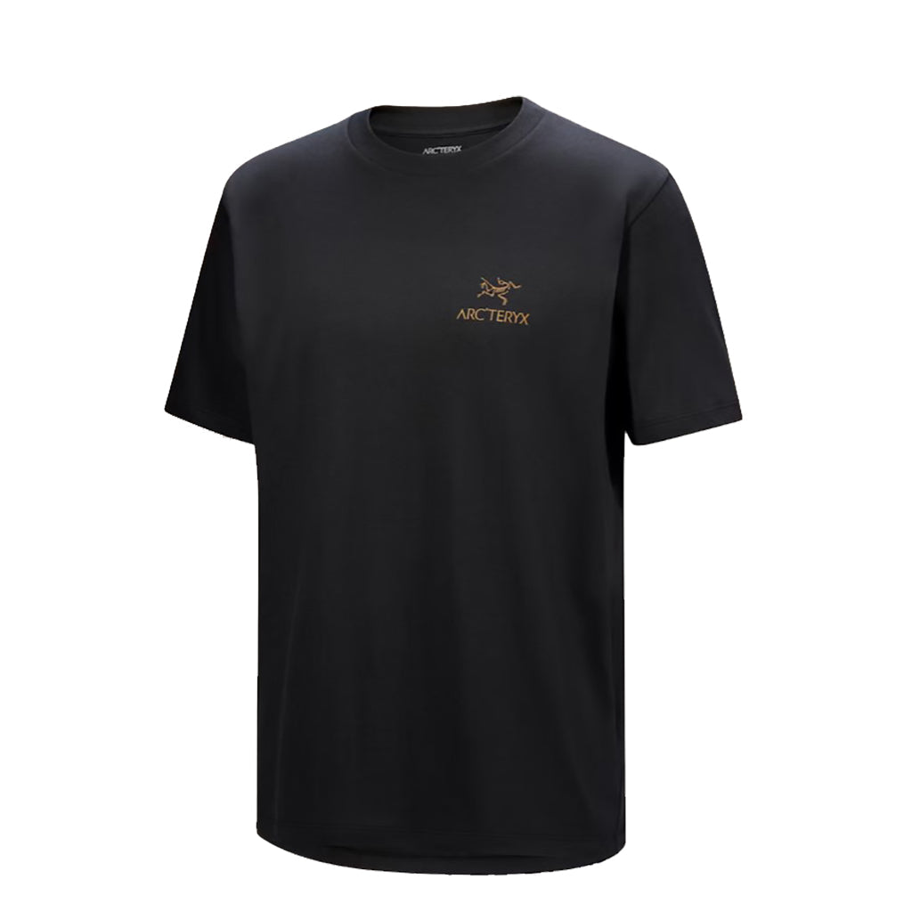 Arc'teryx Kragg SL Cotton Bird Word Shirt S/S Tee - 24K Black X000009535