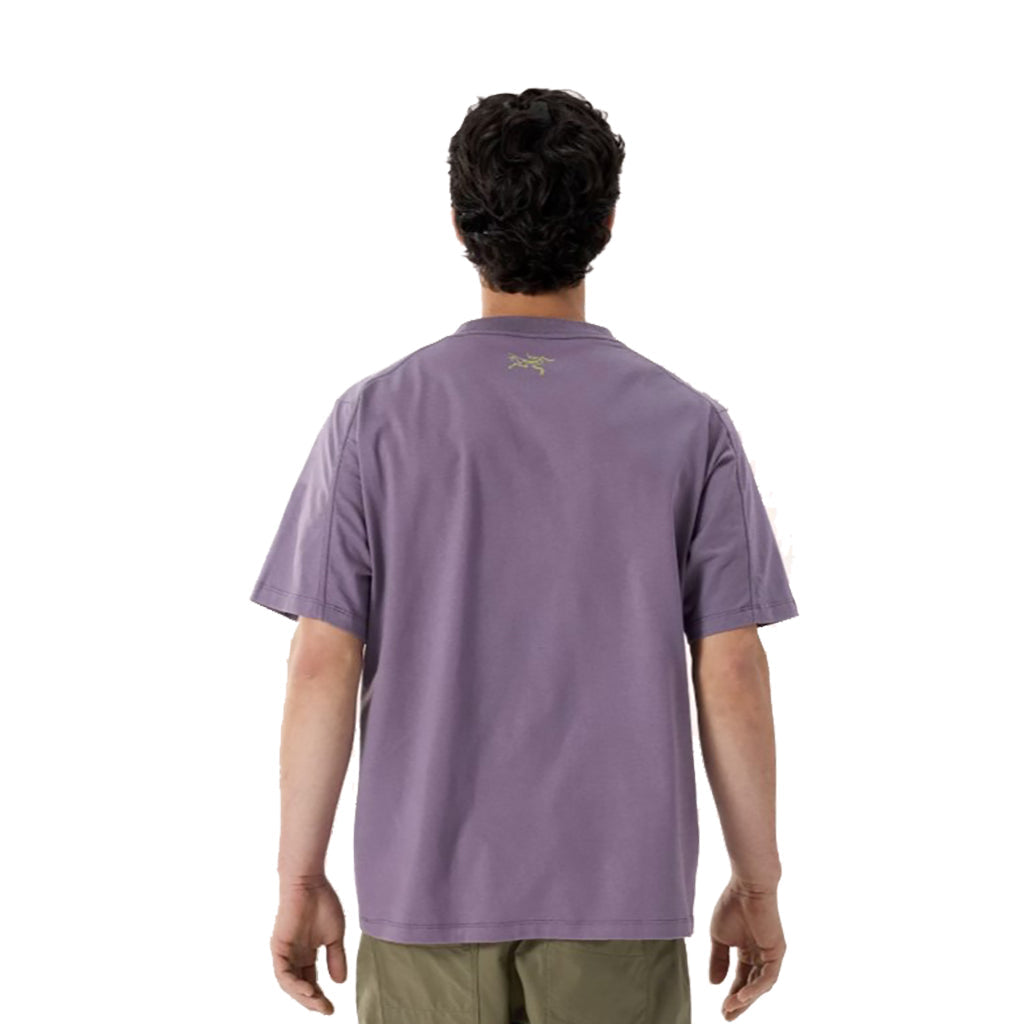Arc'teryx Kragg Cotton Lithographica S/S Tee - Lt Moondrop X000009926