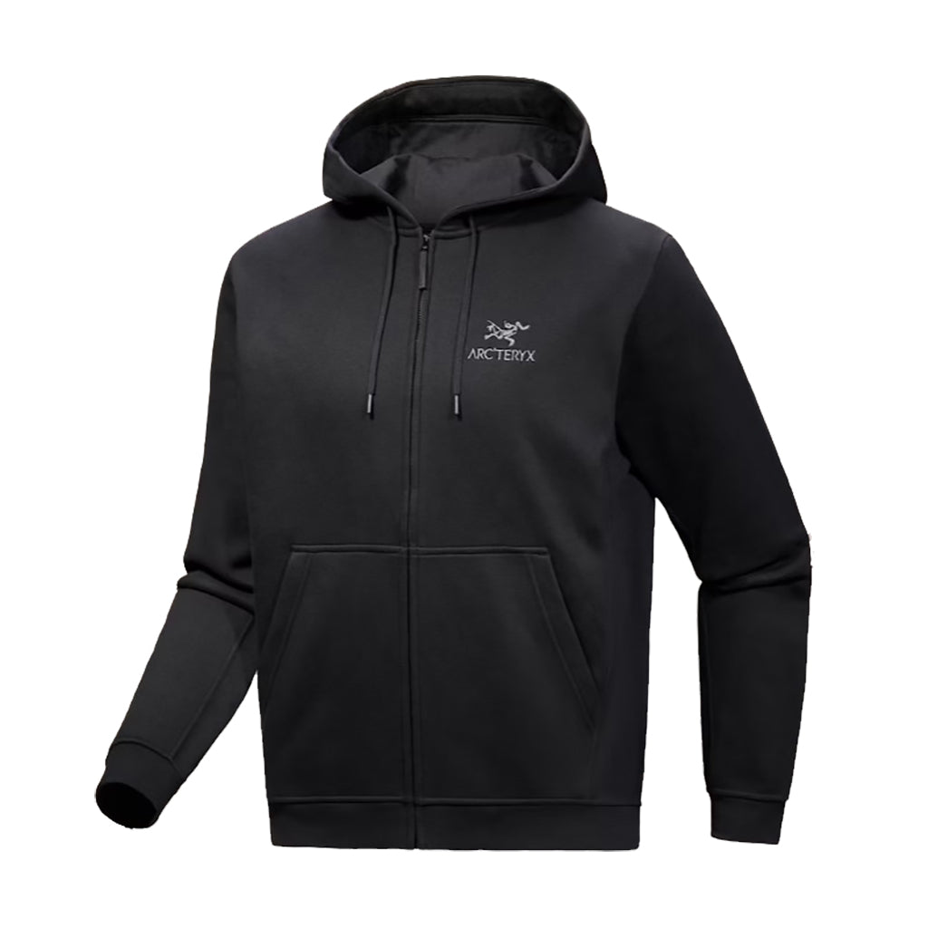 Arc'teryx Emblem Fleece Full-Zip Hoody - Black X000009929