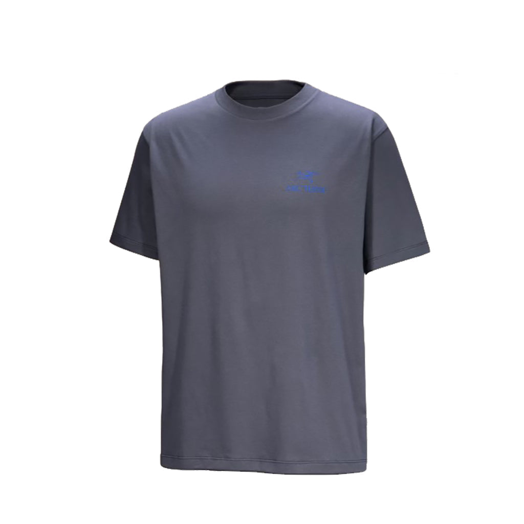 Arc'teryx Kragg SL Cotton Bird Word Shirt S/S Tee - Dk Stratus / Fluidity X000009535