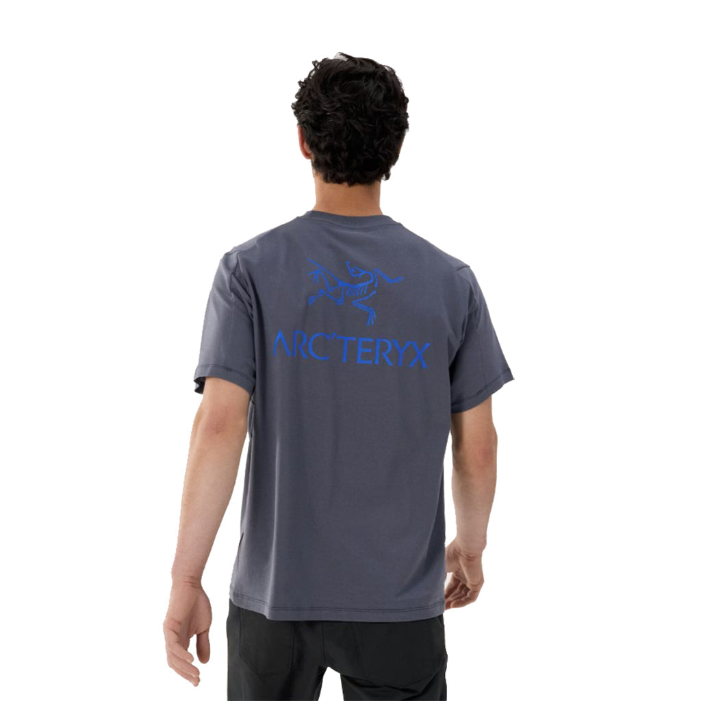 Arc'teryx Kragg SL Cotton Bird Word Shirt S/S Tee - Dk Stratus / Fluidity X000009535