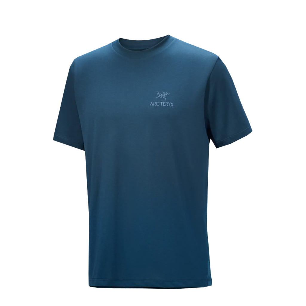 Arc'teryx Kragg SL Cotton Bird Word Shirt S/S Tee - Nightscape / Lt Night X000009535