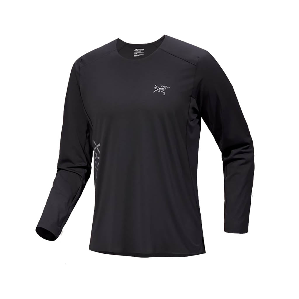 Arc'teryx Norvan Downword Logo L/S Tee - Black