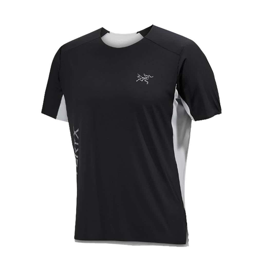 Arc'teryx Norvan Downword Logo S/S Tee - Black / Solitude
