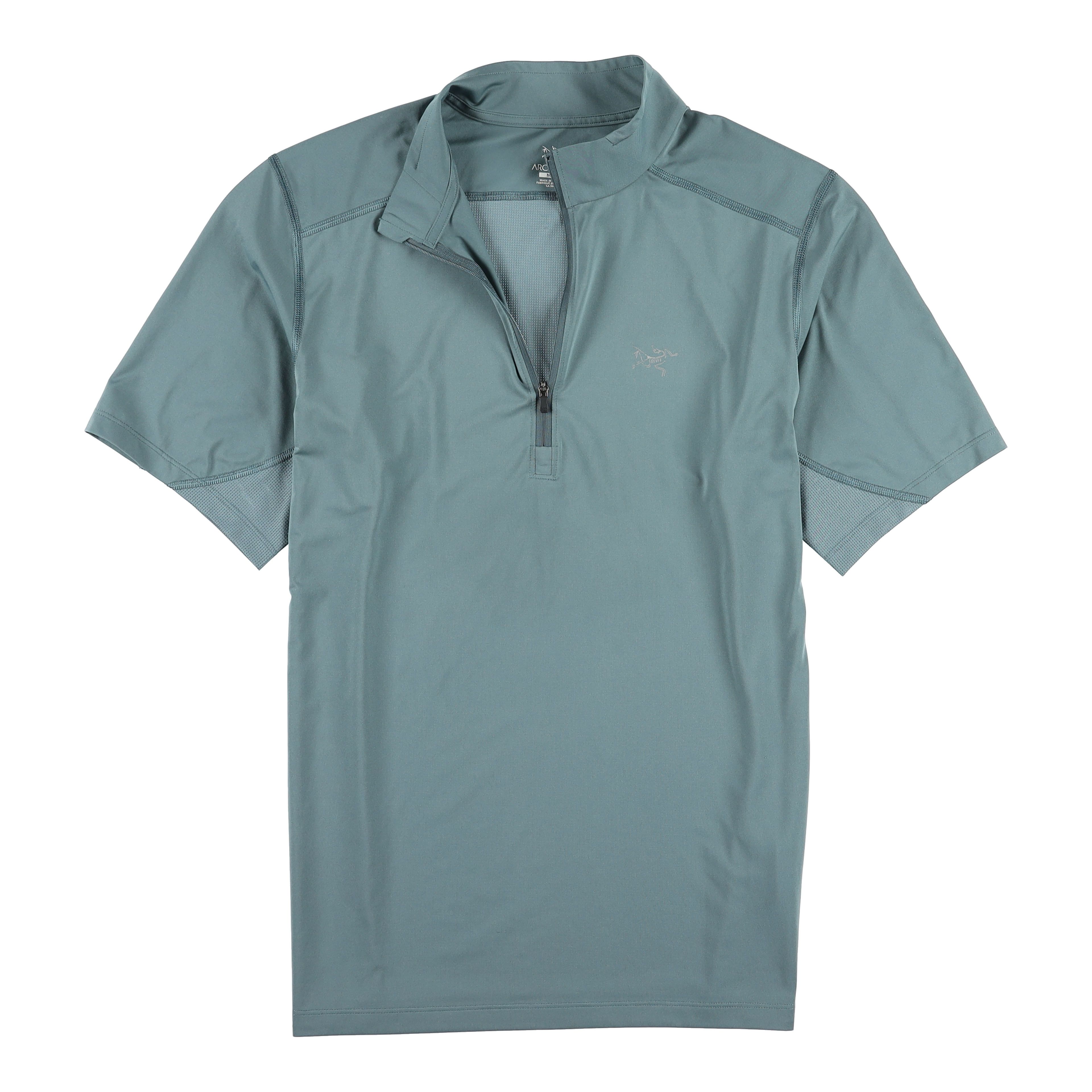 Accelero Comp Zip Neck SS Men's